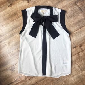 White MICHAEL Michael Kors blouse - size L (EUC)